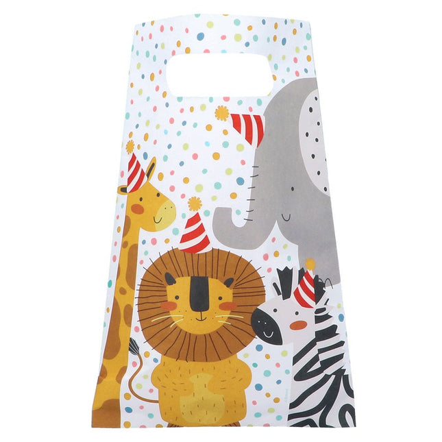 Uitdeelzakjes Safari Papier 23cm van Boland koop je bij Partywinkel