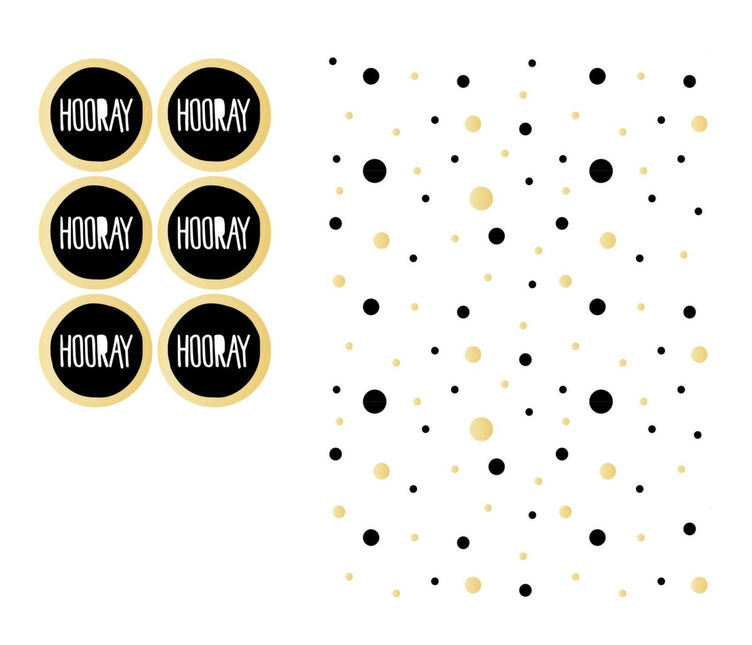 Uitdeelzakjes Stickervel 18,5cm 6st van Haza Witbaard koop je bij Partywinkel