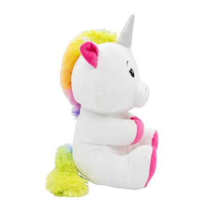 Unicorn Ballon Gewicht 2 - In - 1 Knuffel 21cm van Riethmueller koop je bij Partywinkel