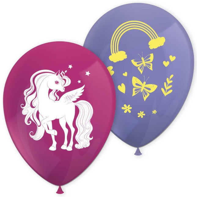 Unicorn Ballonnen 8st van Procos koop je bij Partywinkel