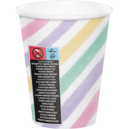 Unicorn Bekers Papier 256ml 8st van Creative Converting koop je bij Partywinkel