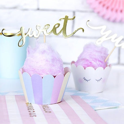 Unicorn Cupcake Vormpjes 6st van Partydeco koop je bij Partywinkel