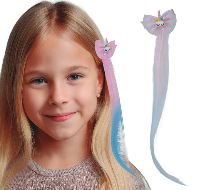 Unicorn Hair Extension 35cm van Fiestas Guirca koop je bij Partywinkel