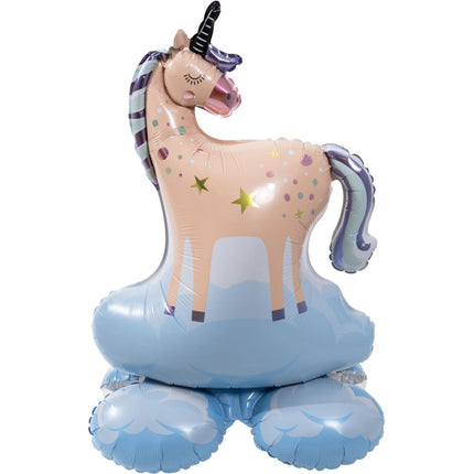 Unicorn Helium Ballon Met Standaard Leeg 81cm van Folat koop je bij Partywinkel