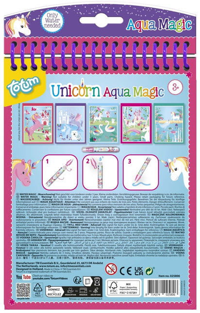 Unicorn Kleurboek Met Water - Partywinkel - 8714274025806