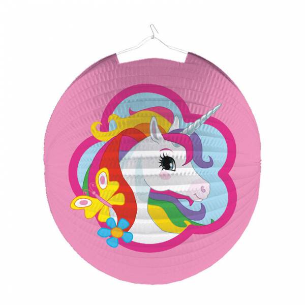 Unicorn Lampion Bol 25cm van Riethmueller koop je bij Partywinkel