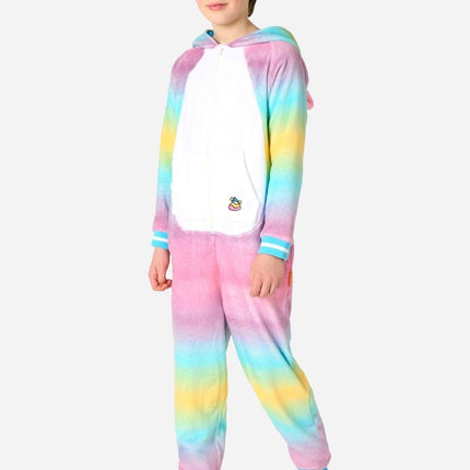 Unicorn Onesie Gekleurd Kind - Partywinkel - 8720629387741