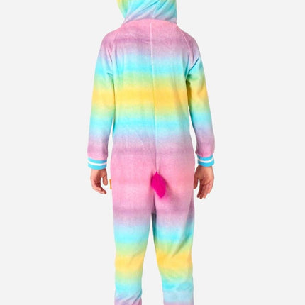 Unicorn Onesie Gekleurd Kind - Partywinkel - 8720629387741