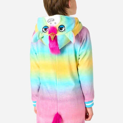 Unicorn Onesie Gekleurd Kind - Partywinkel - 8720629387741