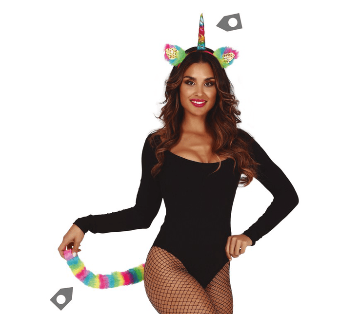 Unicorn Set Gekleurd 2 delig van Fiestas Guirca koop je bij Partywinkel