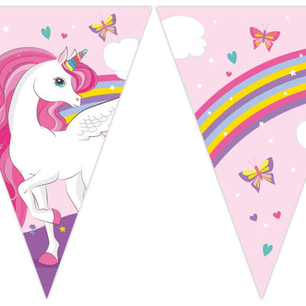 Unicorn Vlaggenlijn Regenboog van Procos koop je bij Partywinkel