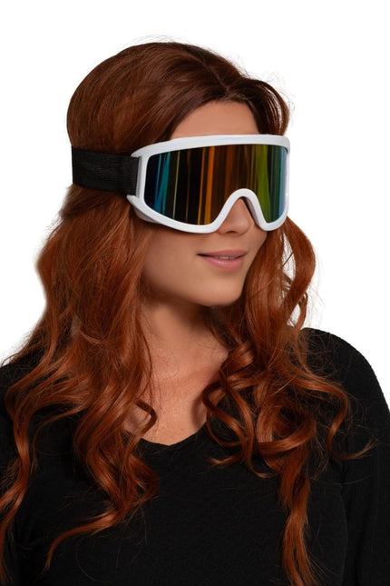 Occhiali da sci bianchi