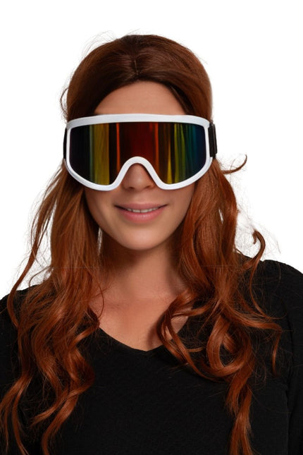 Occhiali da sci bianchi