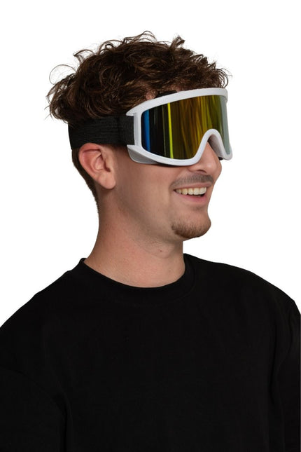 Occhiali da sci bianchi