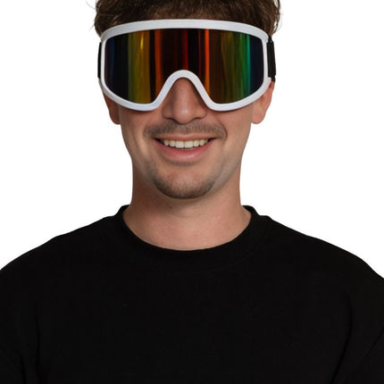 Occhiali da sci bianchi