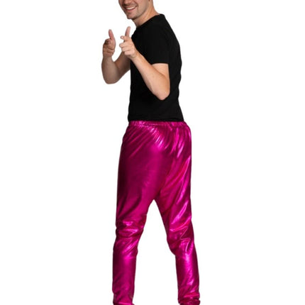 Pantaloni Disco anni '70 rosa