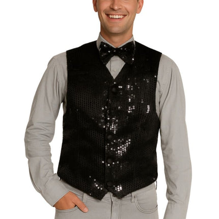 Gilet + papillon nero