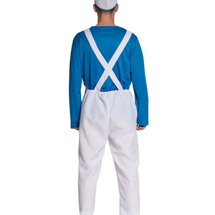 Costume da Puffo Bianco Blu Uomo