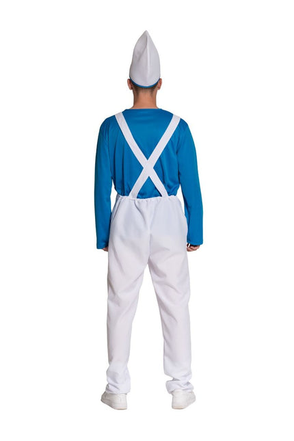 Costume da Puffo Bianco Blu Uomo