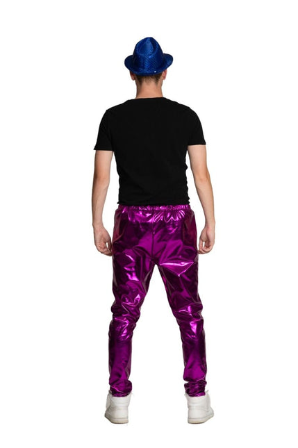 Pantaloni da discoteca viola