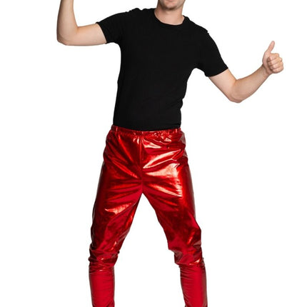 Pantaloni Disco anni '70 rossi