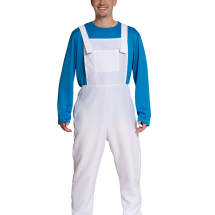 Costume da Puffo Bianco Blu Uomo