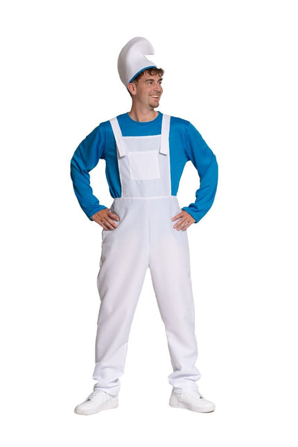 Costume da Puffo Bianco Blu Uomo