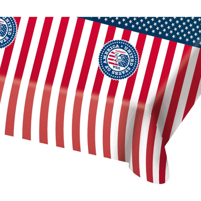 Usa Tafelkleed Party 1,8m van Folat koop je bij Partywinkel