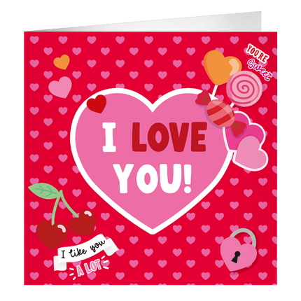 Valentijnsdag Wenskaart 23cm - Partywinkel - 8716764239526