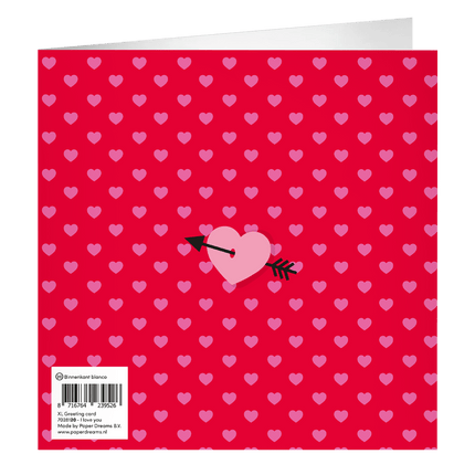 Valentijnsdag Wenskaart 23cm - Partywinkel - 8716764239526