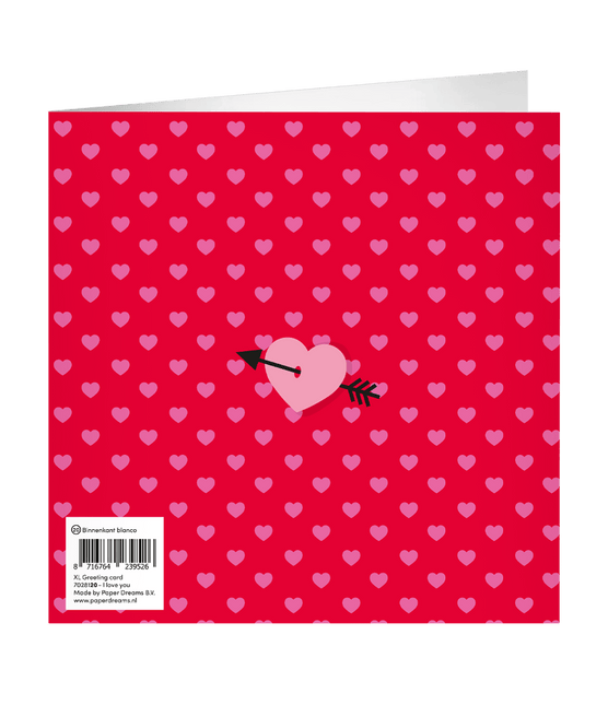Valentijnsdag Wenskaart 23cm - Partywinkel - 8716764239526