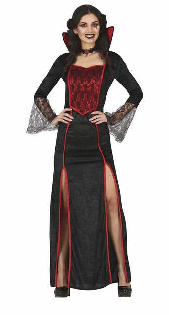 Vampier Halloween Kostuum Dames Rood van Fiestas Guirca koop je bij Partywinkel