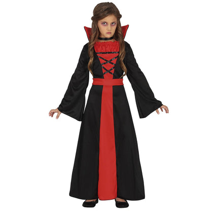 Vampier Halloween Kostuum Meisje Zwart van Fiestas Guirca koop je bij Partywinkel
