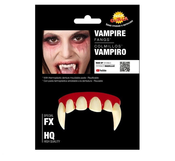 Vampier Tanden Bovengebit Thermoplastisch - Partywinkel - 8434077021842