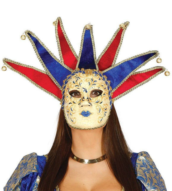 Venetiaans Masker Vrouw Bel - Partywinkel - 8434077025758