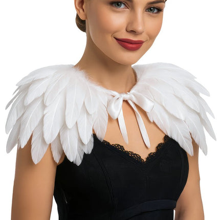 Veren cape 90x30cm van Fiestas Guirca koop je bij Partywinkel