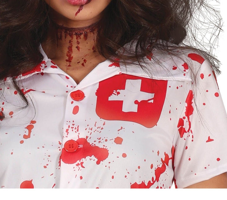 Verpleegster Halloween Kostuum Dames Bebloed van Fiestas Guirca koop je bij Partywinkel
