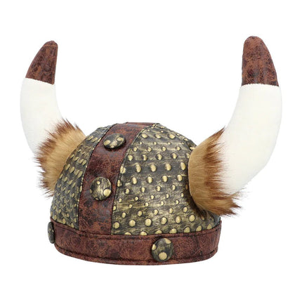 Viking Helm Bruin Wit - Partywinkel - 8712026011985