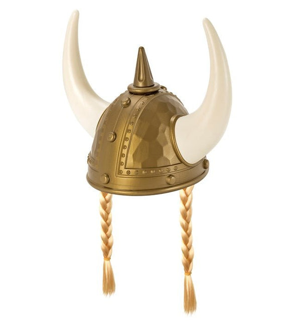 Viking Helm Gehamerd Met Vlechten van Widmann koop je bij Partywinkel