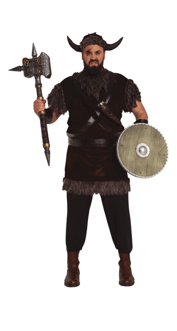 Viking Kostuum Bruin Grijs Heren van Fiestas Guirca koop je bij Partywinkel