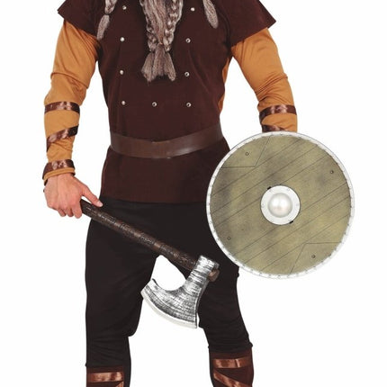 Viking Kostuum Heren Bruin van Fiestas Guirca koop je bij Partywinkel