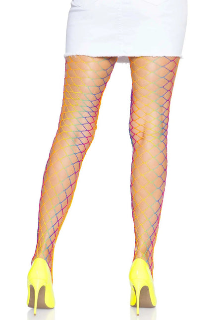 Visnet Panty Regenboog - Partywinkel - 714718566092