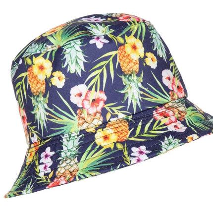 Hawaii Bucket Hat Ananas van Wilbers & Wilbers koop je bij Partywinkel