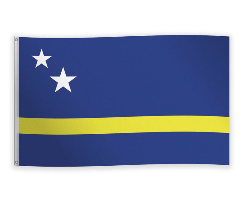 Vlag Curacao 1,5m van WeFiesta koop je bij Partywinkel