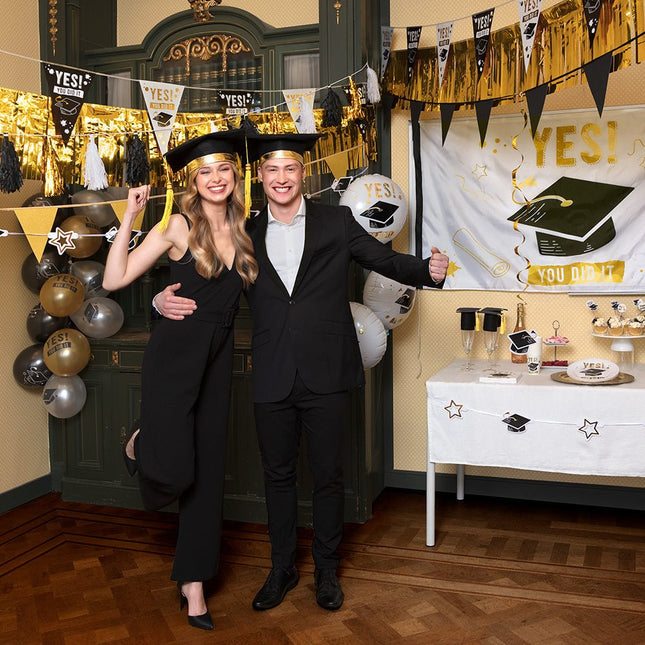 Vlag Yes You Did It 1,5m van Boland koop je bij Partywinkel