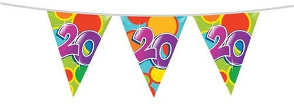 Vlaggenlijn 20 Jaar 10m - Partywinkel - 8711319055125