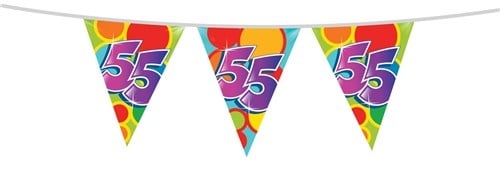 Vlaggenlijn 55 Jaar 10m - Partywinkel - 8711319055385