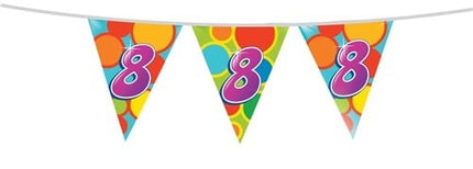 Vlaggenlijn 8 Jaar 10m van Haza Witbaard koop je bij Partywinkel