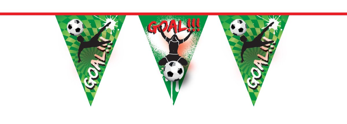Vlaggenlijn Goal 10m van Haza Witbaard koop je bij Partywinkel