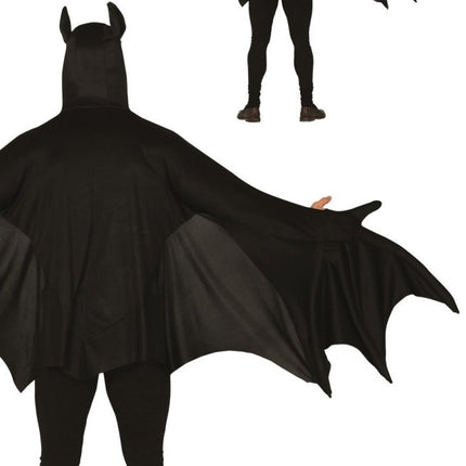 Vleermuis Halloween Kostuum Met vleugels L van Fiestas Guirca koop je bij Partywinkel
